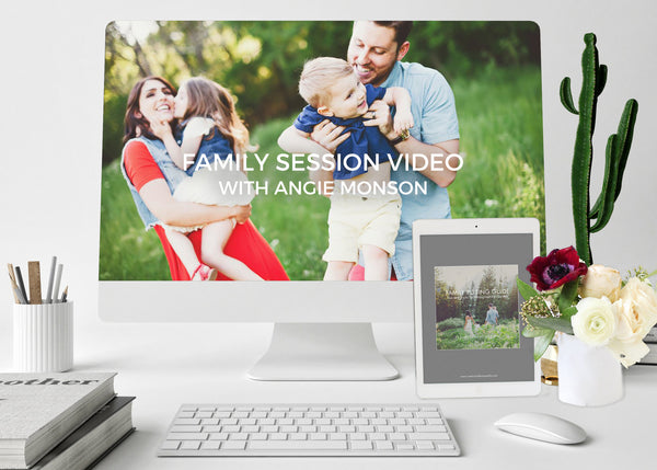 Family Session Video COMBO With Family Posing Guide